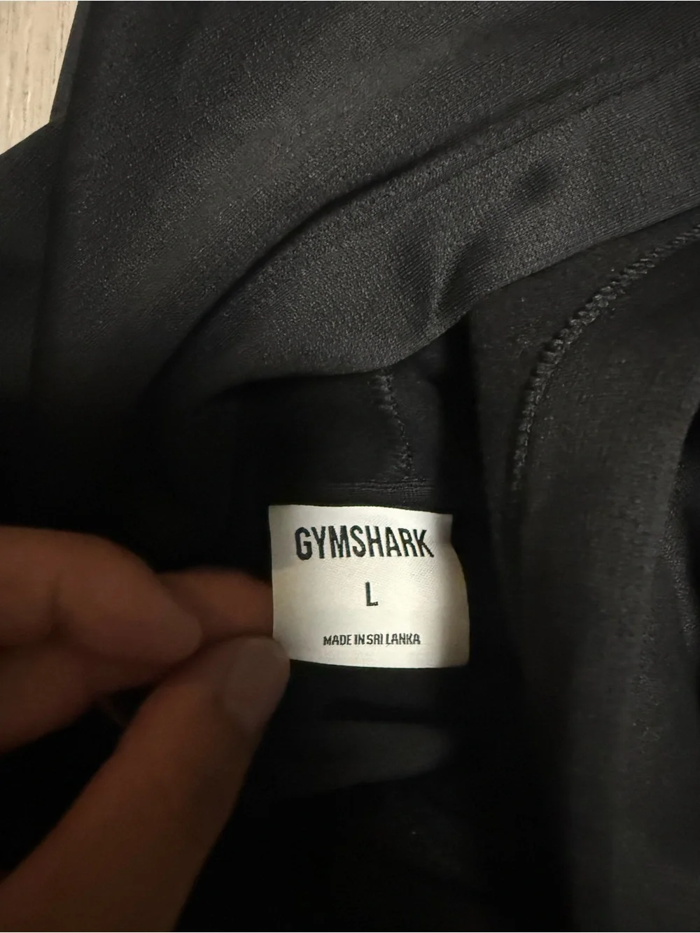 Gymshark Black Lightweight Hooded Training Top